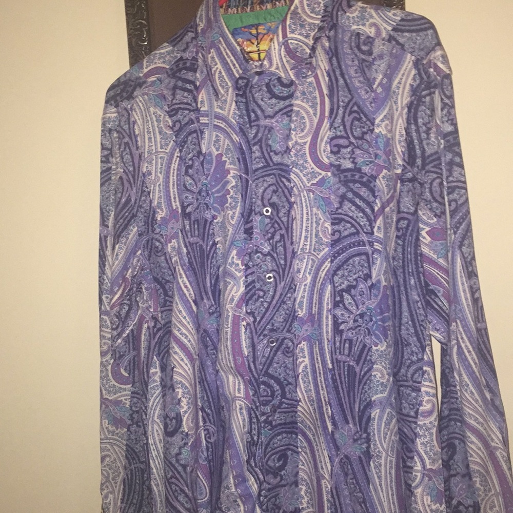 Robert Graham LongSleeve All-over print never worn